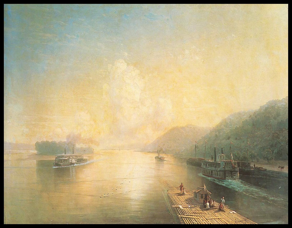 La Volga près des monts Shiguli
