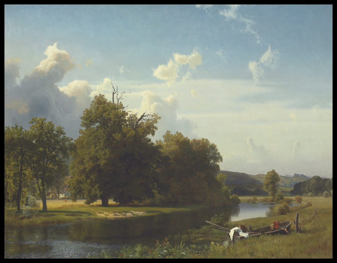 Un paysage de rivière, Westphalie