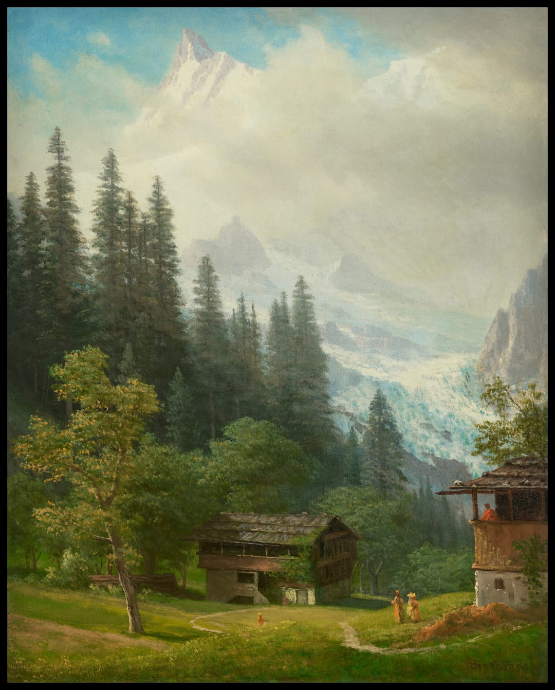 Scène alpine