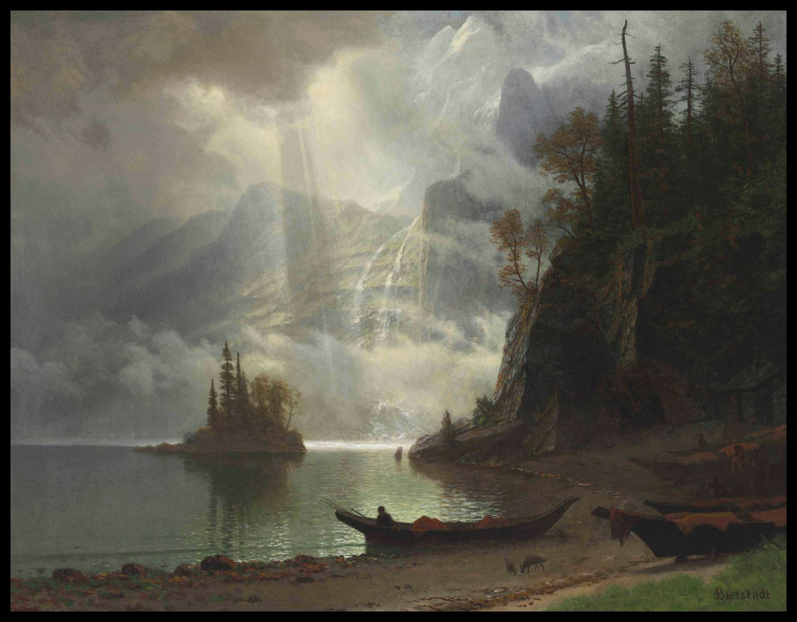 L'île dans le lac