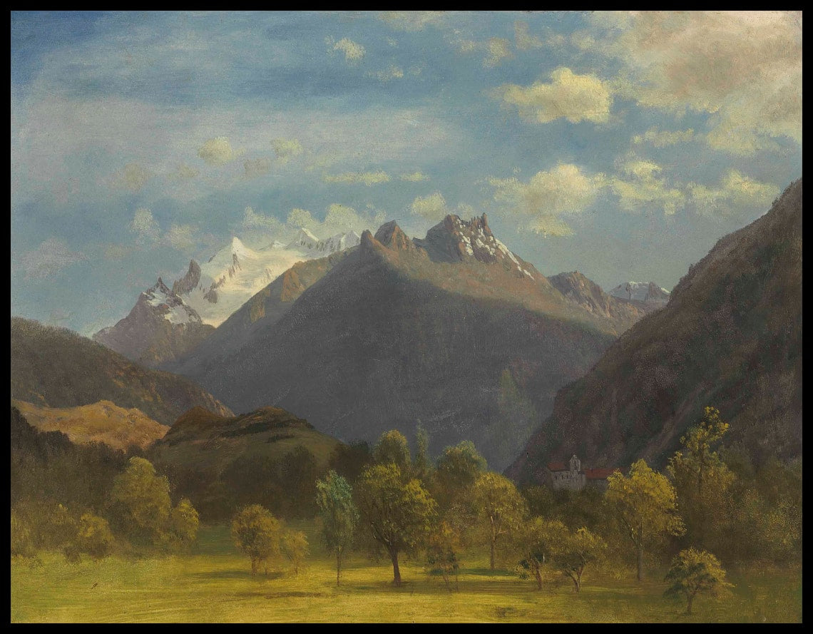 Les Alpes depuis Viège