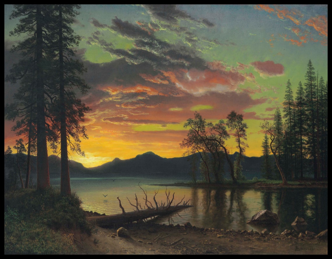 Twilight, lac Tahoe