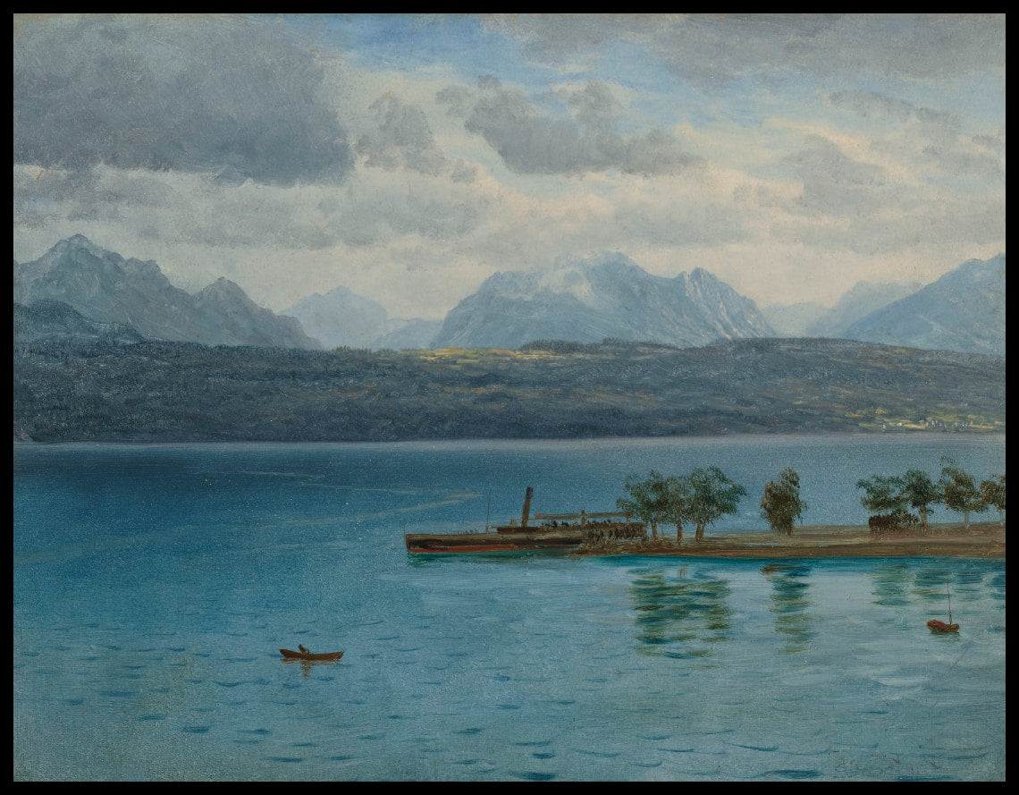 Scène de la rivière occidentale