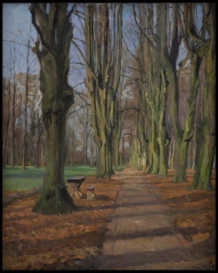 An Avenue in Søndermarken. Frederiksberg