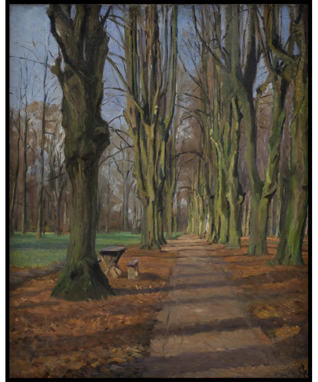 An Avenue in Søndermarken. Frederiksberg