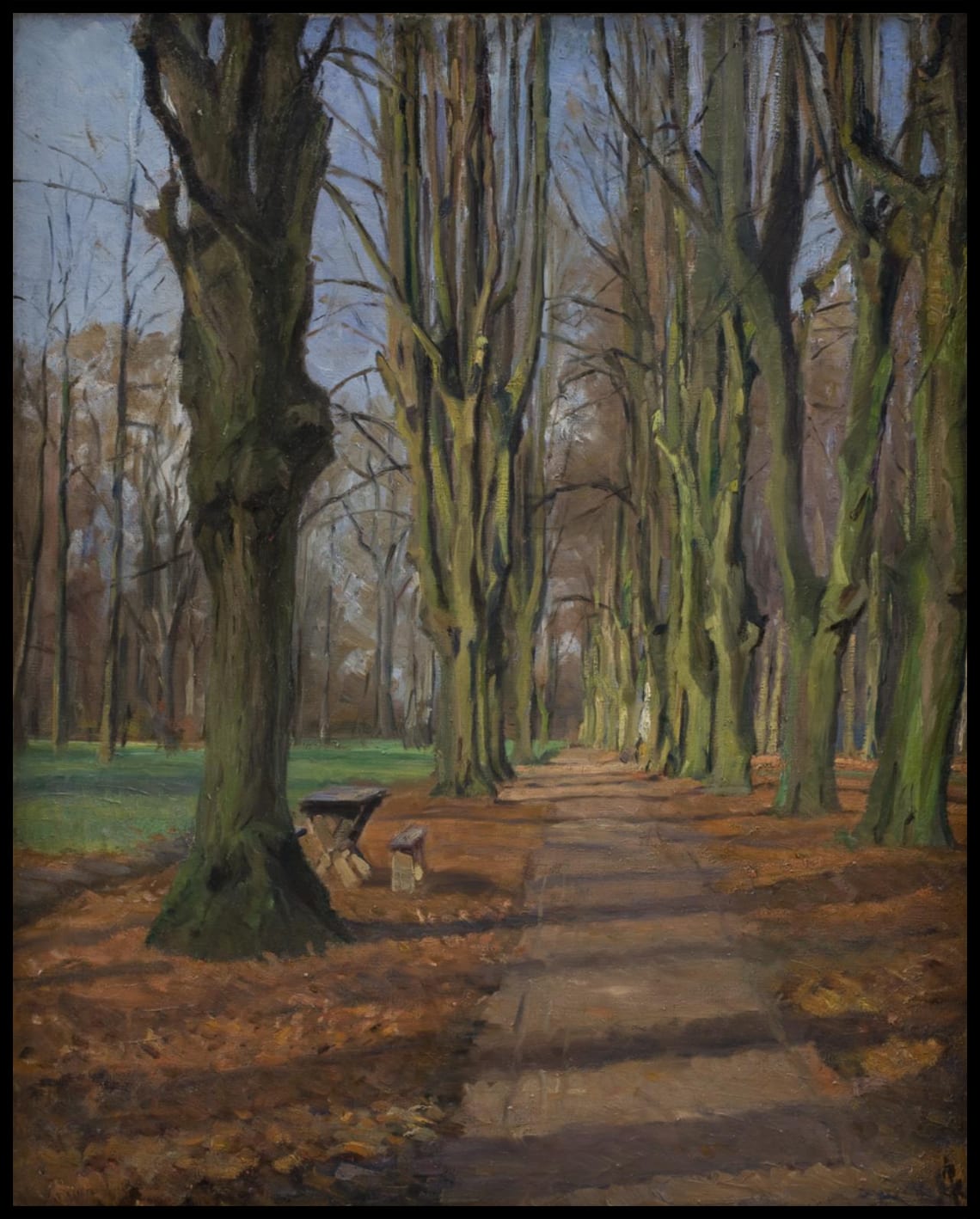 An Avenue in Søndermarken. Frederiksberg