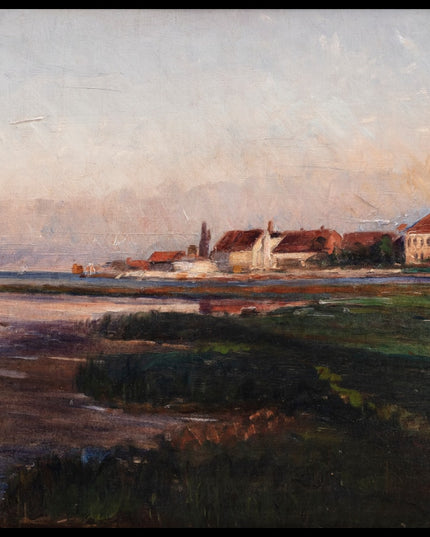 Kastrup Works. Evening sun