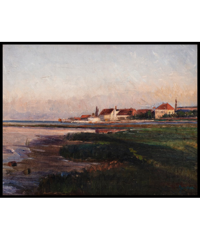 Kastrup Works. Evening sun