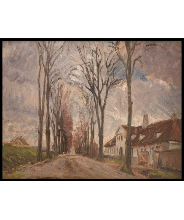 Lyngby Road near Vintappergården