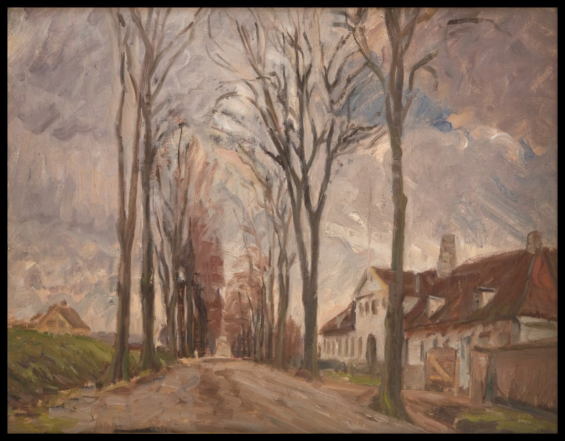 Lyngby Road near Vintappergården