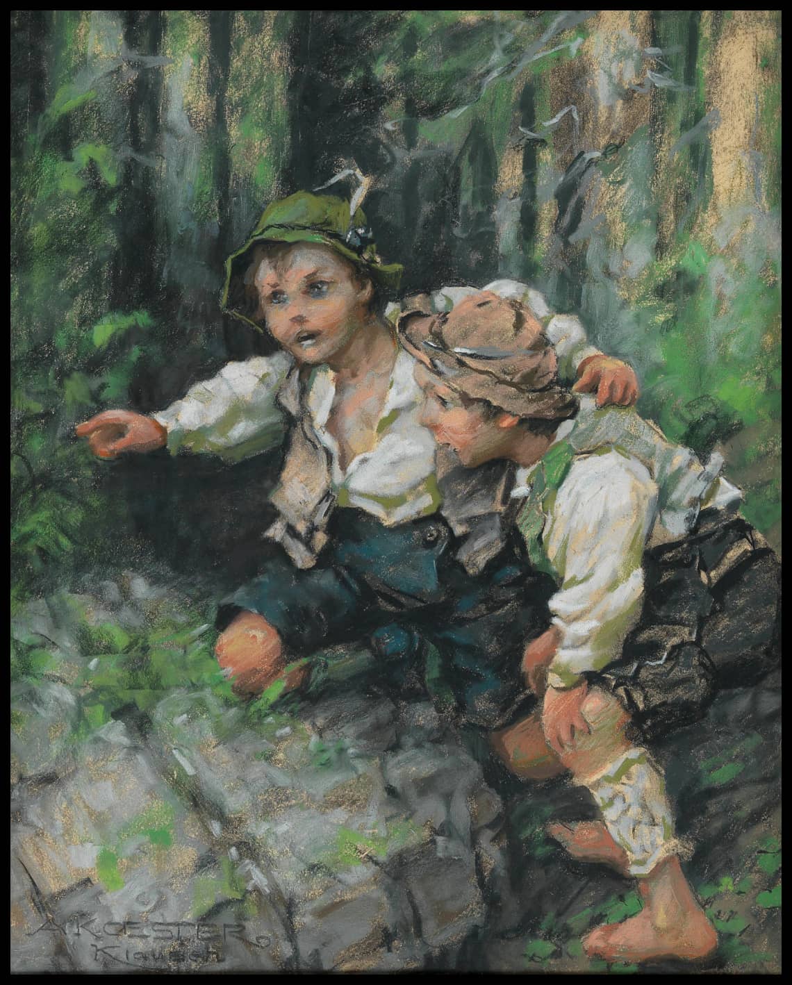 In the Wood, the Robbers are Over There