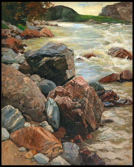 The Eisack in South Tyrol