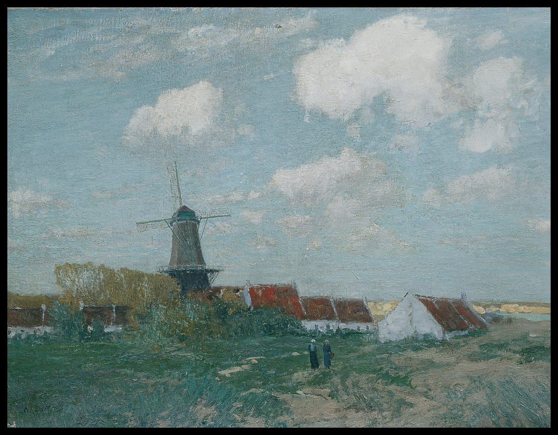 Dorf auf der Düne