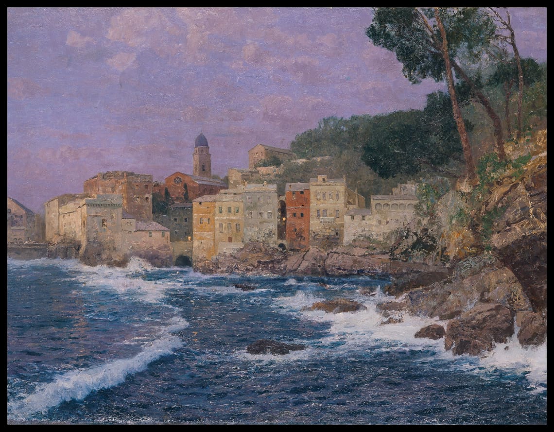Stadt an der Riviera