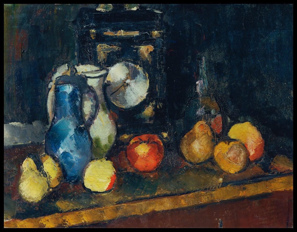 Still life with clock