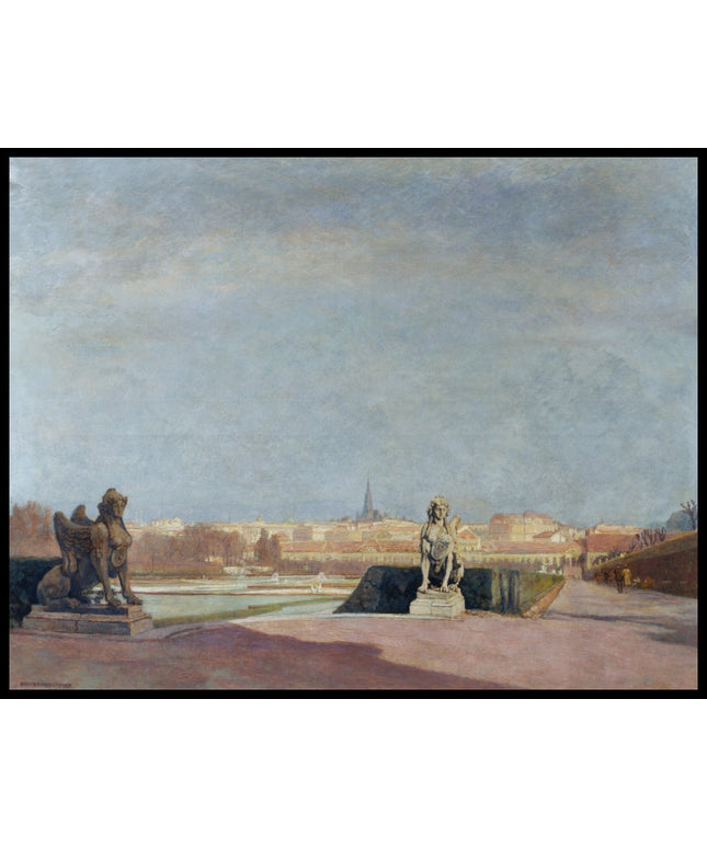 Blick vom Belvedere auf Wien