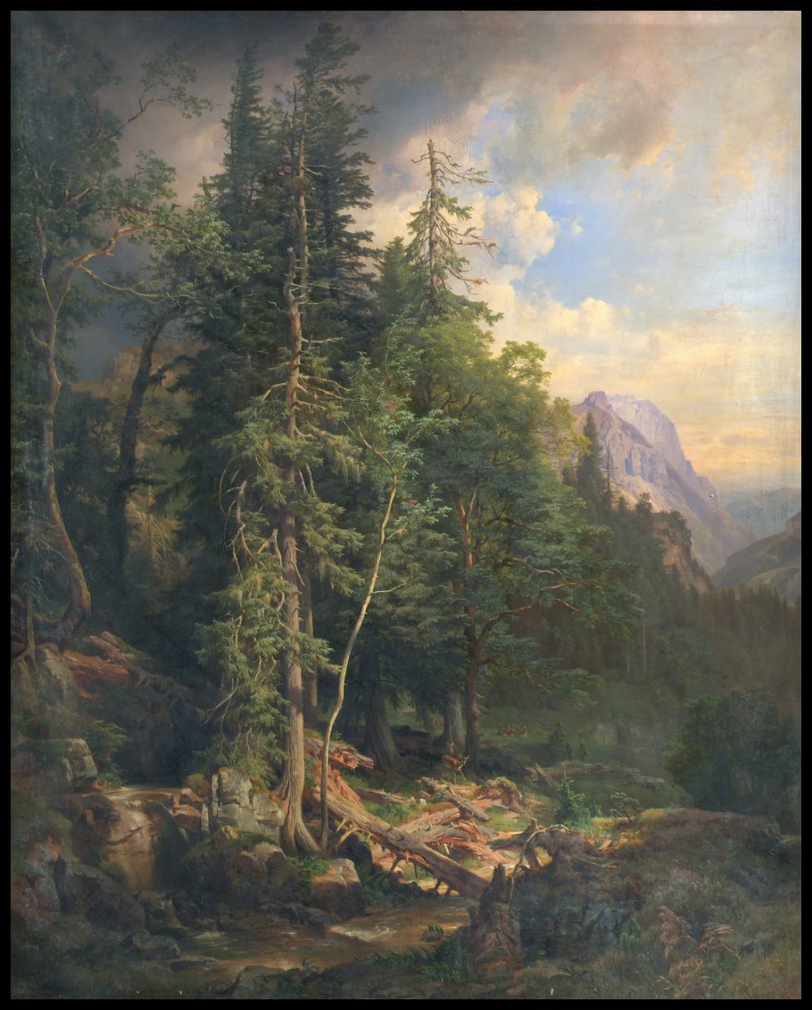 Aus den steirischen Gebirgswäldern bei Neuberg