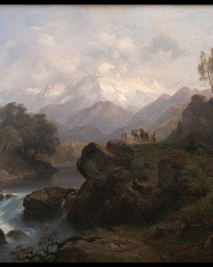 Gebirgslandschaft mit dem Wiesbachhorn