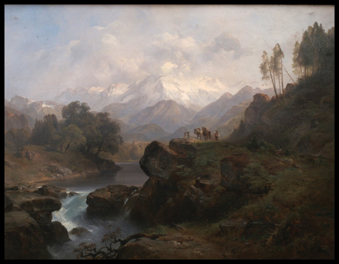 Gebirgslandschaft mit dem Wiesbachhorn