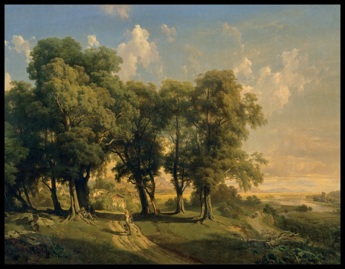Unter den Linden Abendlandschaft