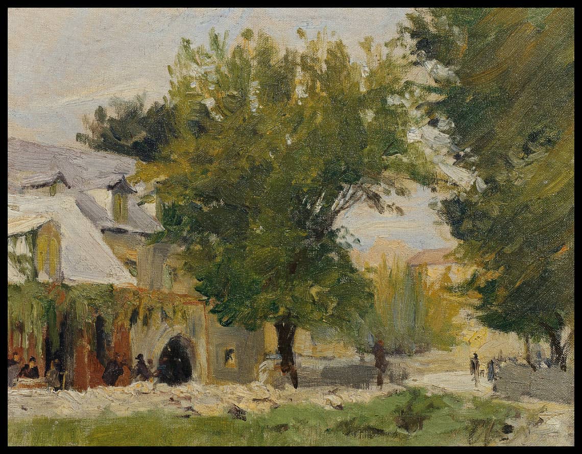Gasthaus in Salona an der Straße nach Glisse