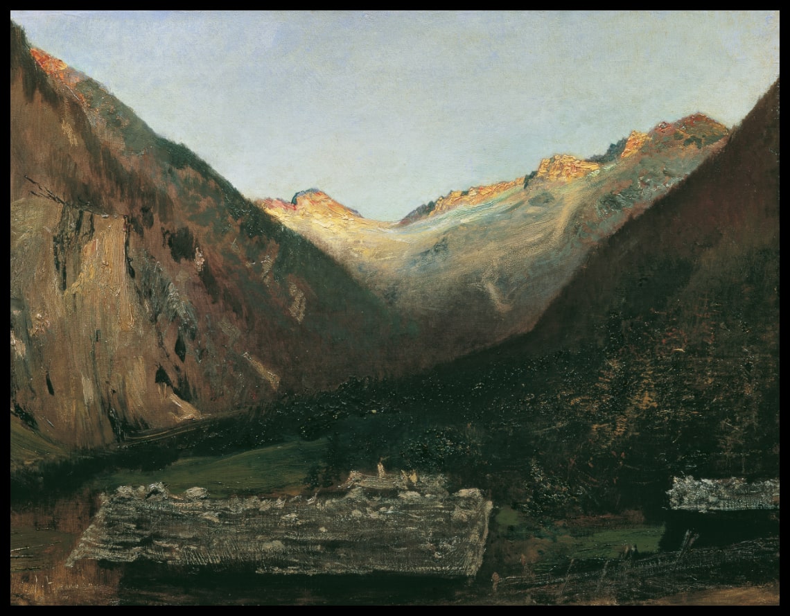 Abend in der Prossau bei Gastein