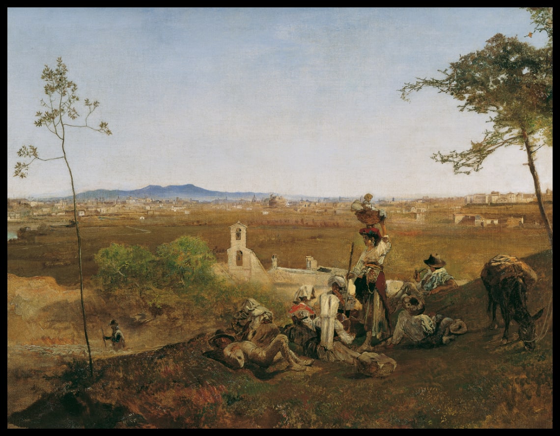Blick auf Rom vom Monte Mario
