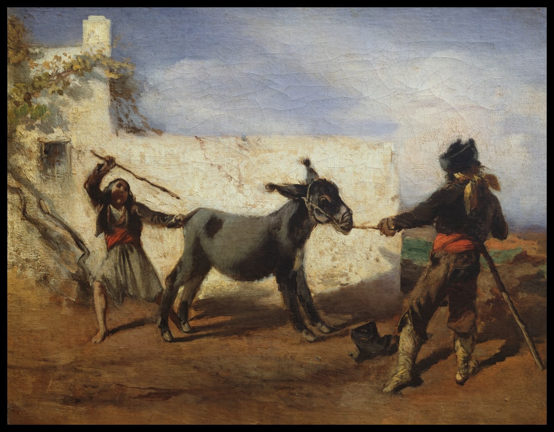 The stubborn donkey