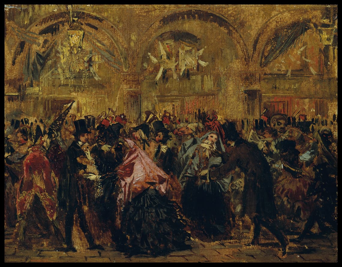 Carnival on St. Mark's Square in Venice
