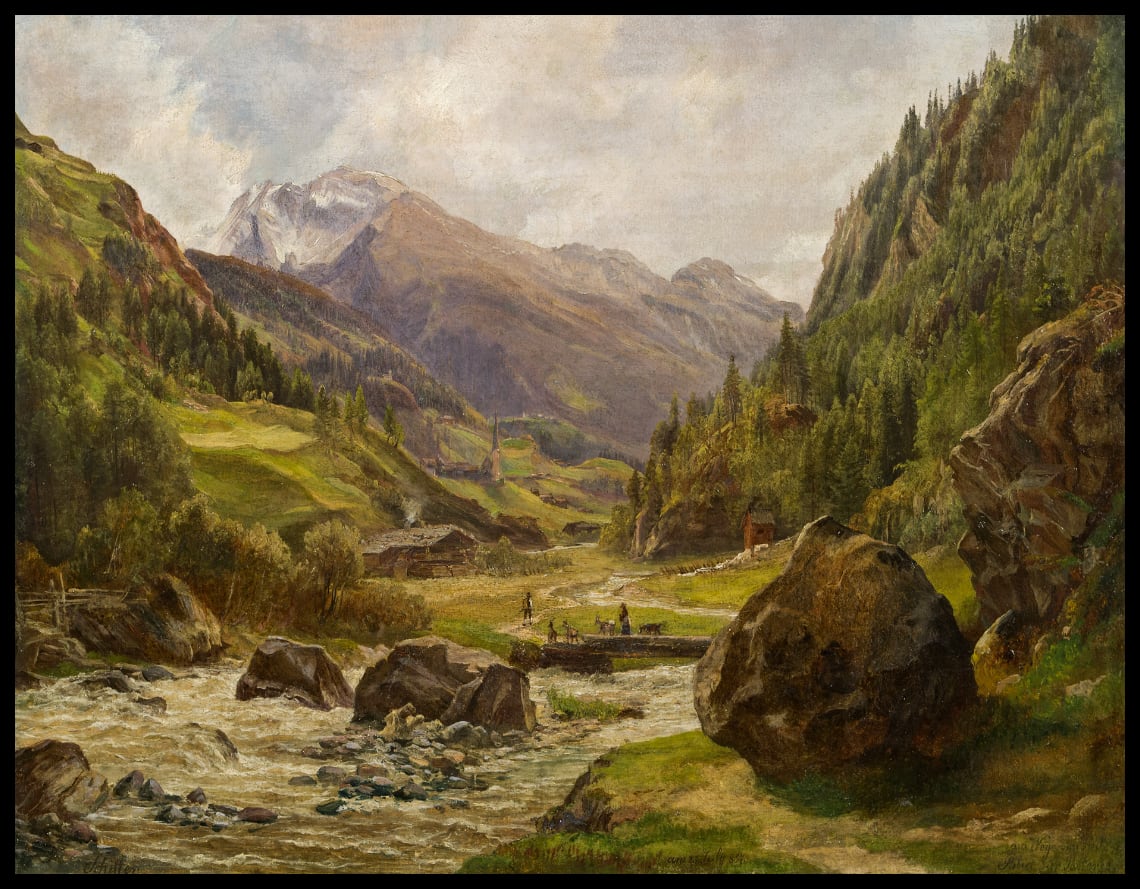 On the way from Heiligenblut to the Pasterze