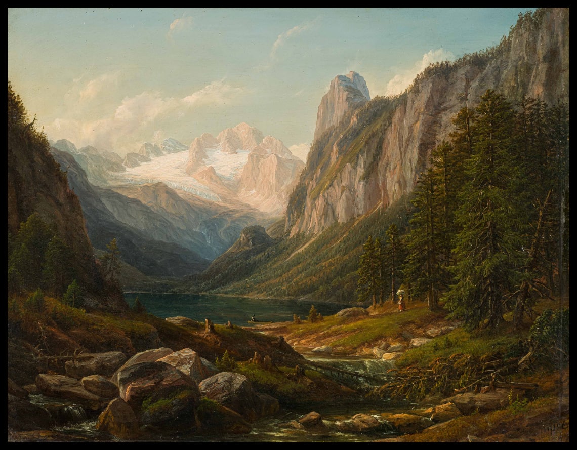 Der Gosausee mit dem Dachstein