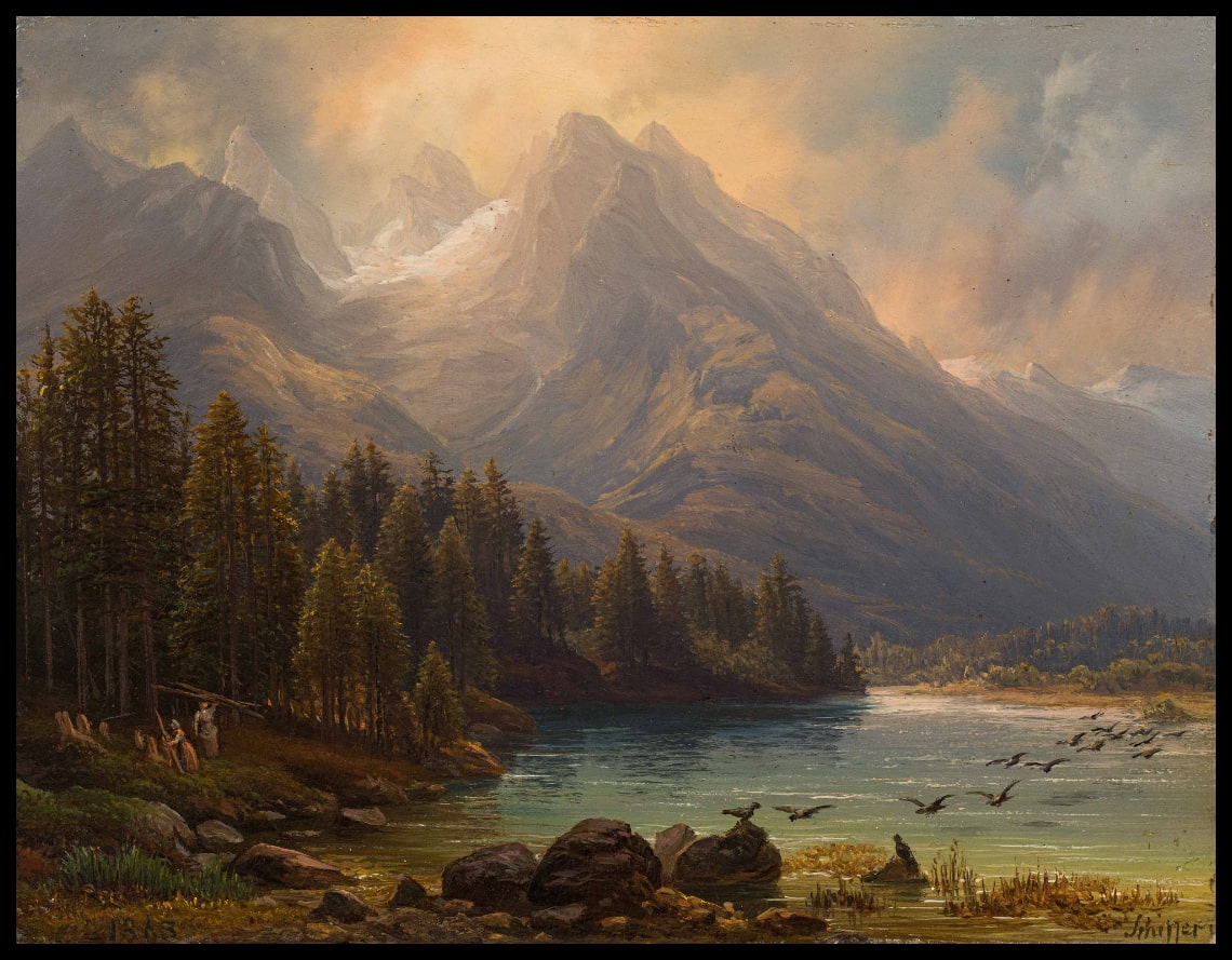 Der Steinberg am Hintersee in der Ramsau bei Berchtesgaden