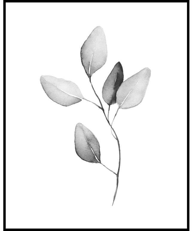 Aquarell Pflanzen Poster