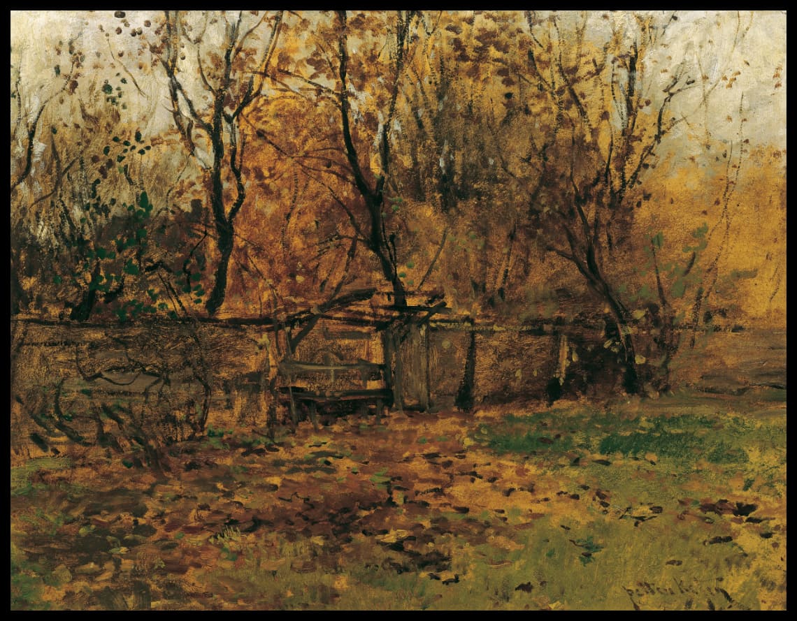 Der Garten des Malers Franz von Lenbach in München