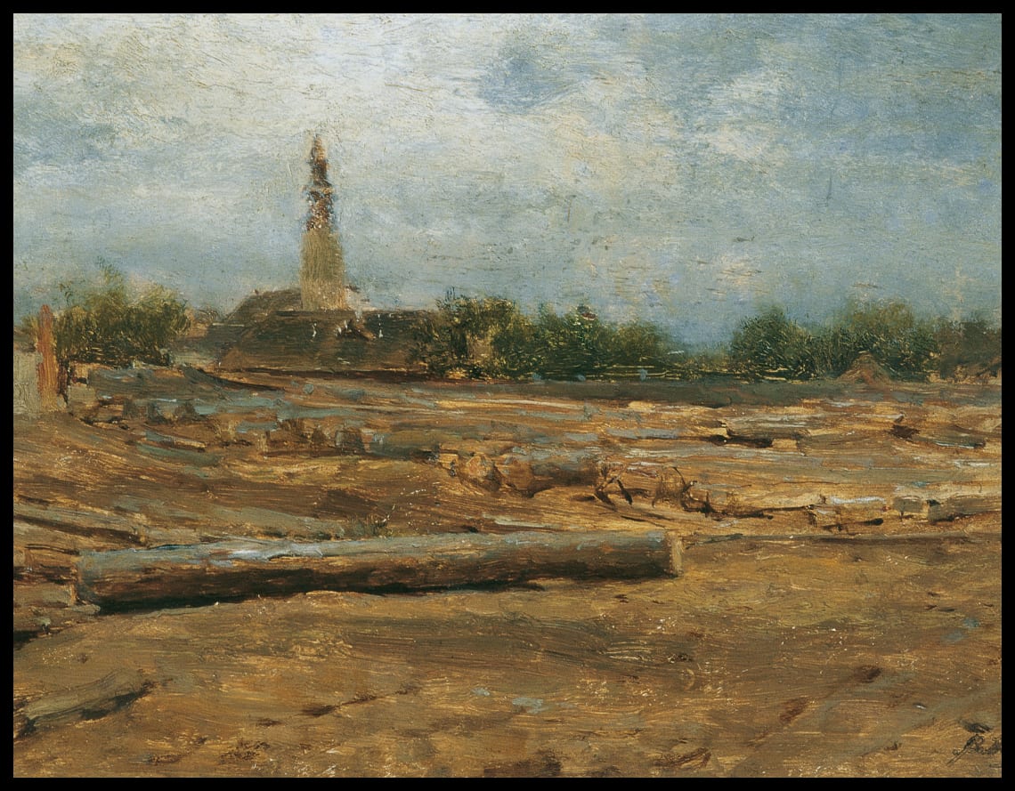 Holzplatz bei Szolnok