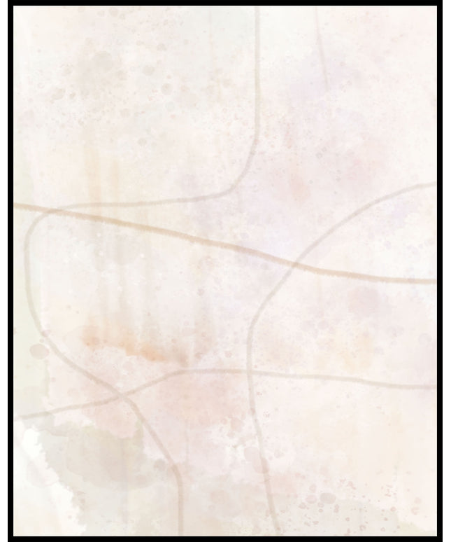 Aquarell Beige Poster
