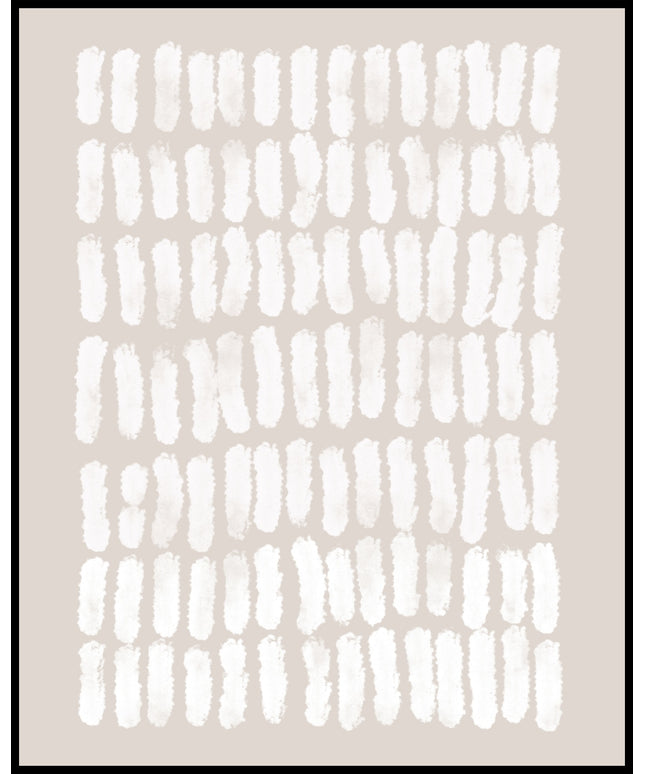 Beige Muster Poster
