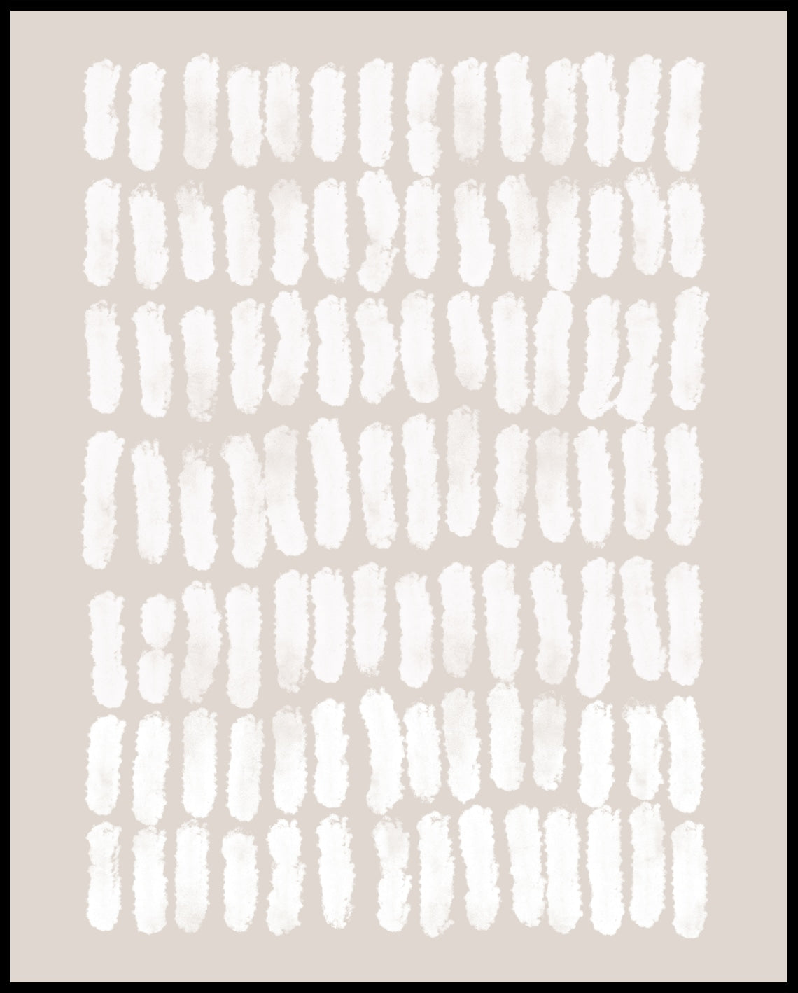 Beige pattern poster