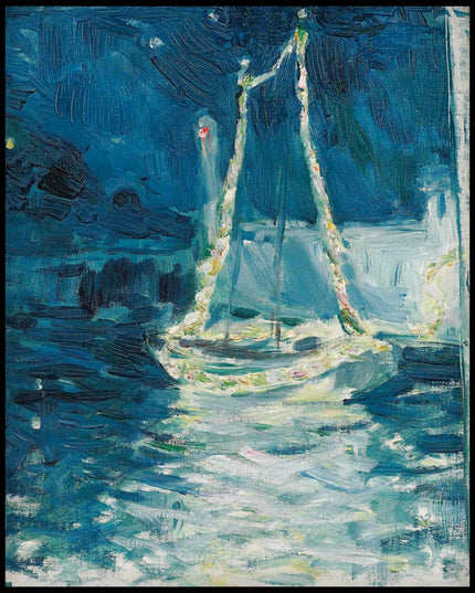 Bateau illuminé