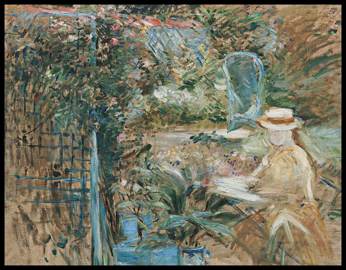 Fillette dans le jardin