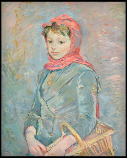 Fillette portant un panier