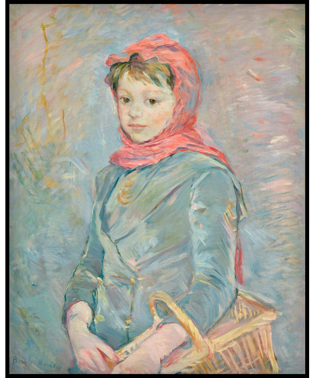 Fillette portant un panier