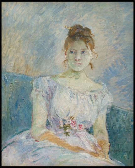 Paule Gobillard en robe de bal