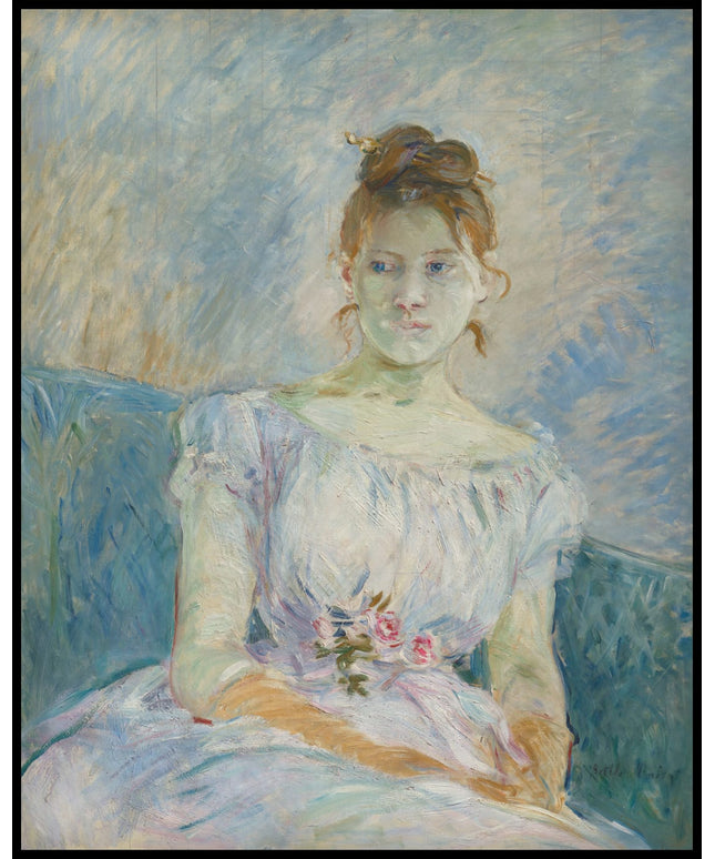 Paule Gobillard en robe de bal