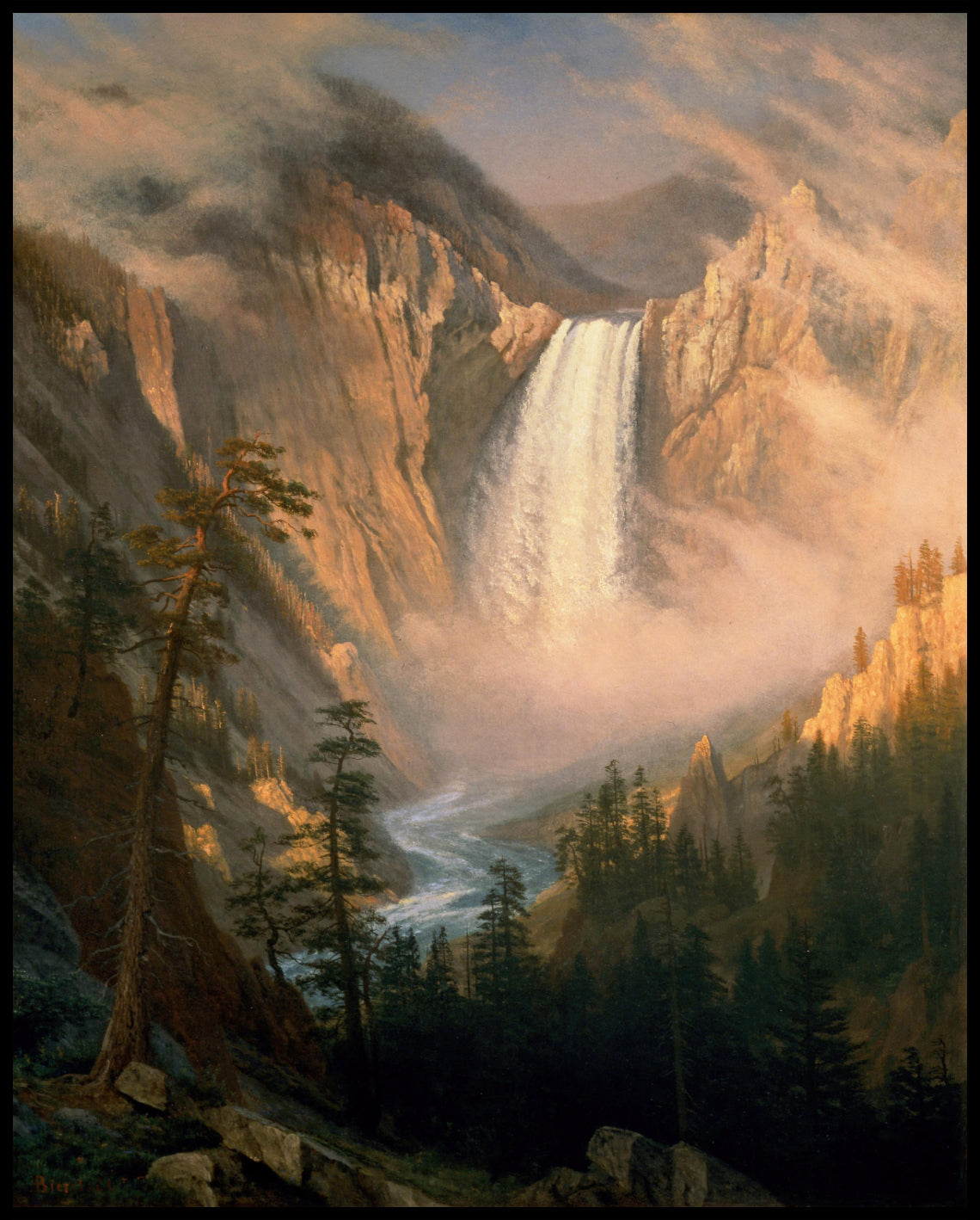 Les chutes de Yellowstone