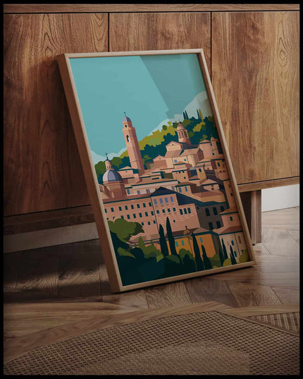 Urbino Illustration Poster