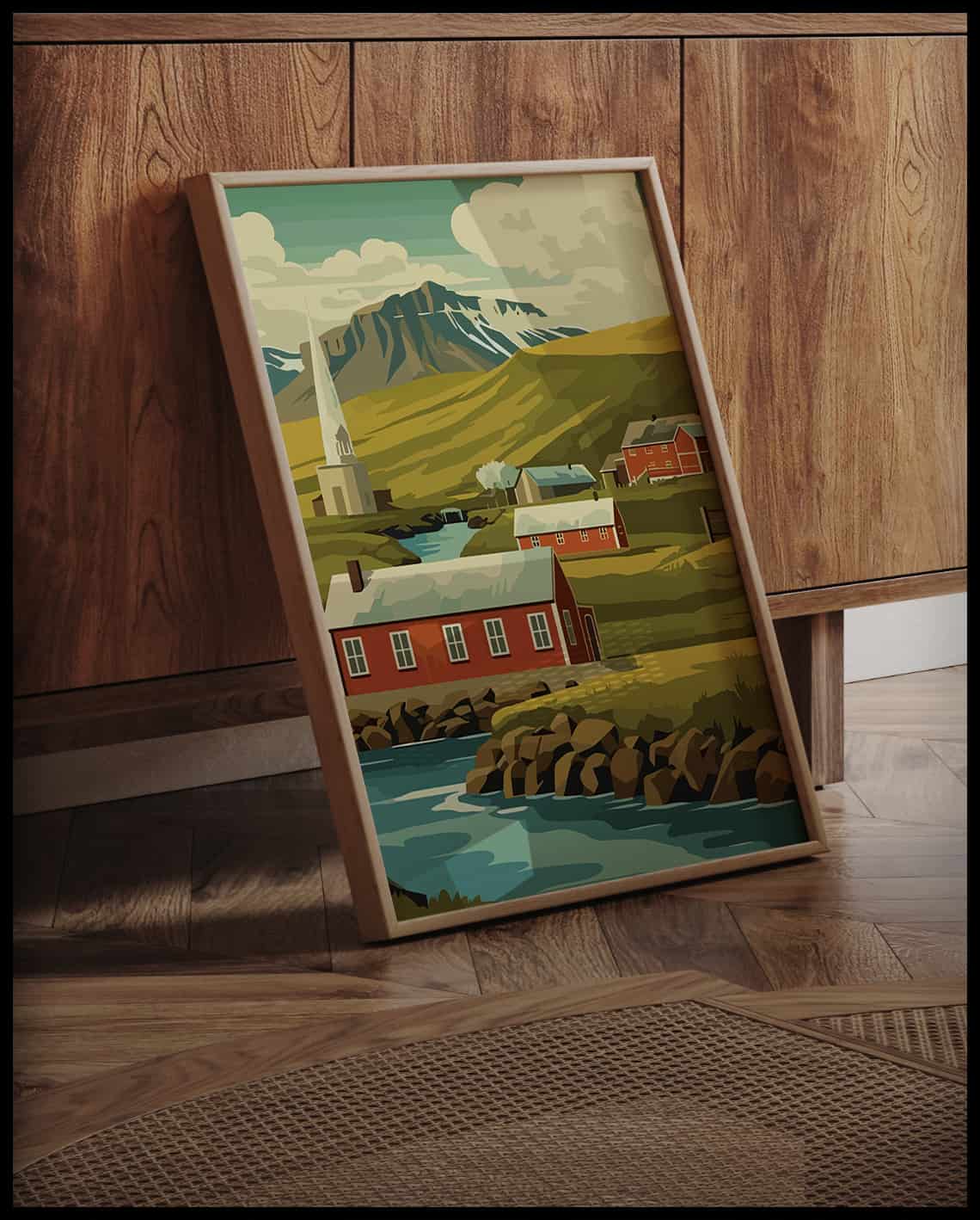 Affiche du village de Höfn