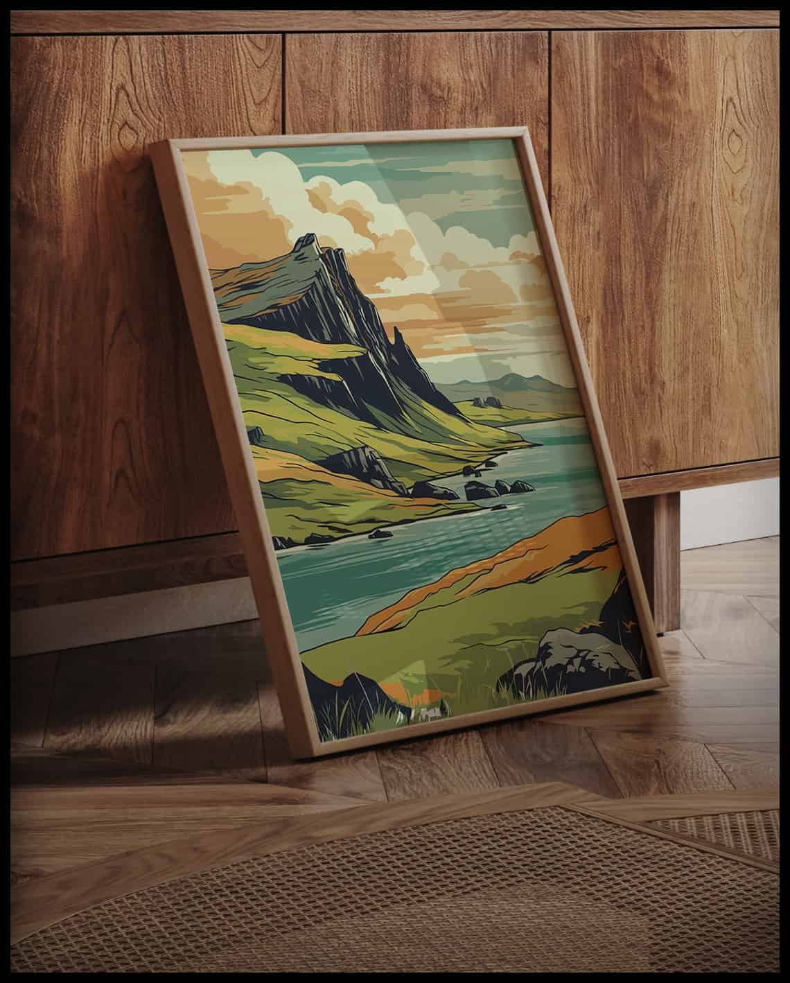Affiche de l'île de Skye