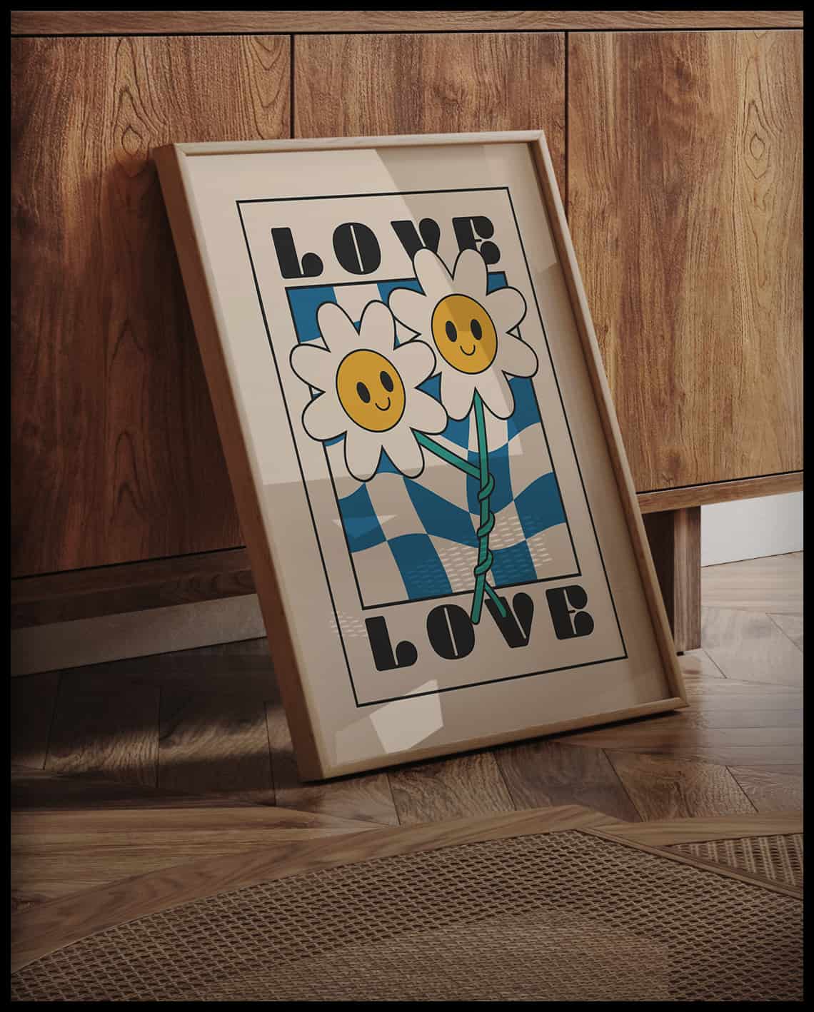 Fleurs Amour Poster