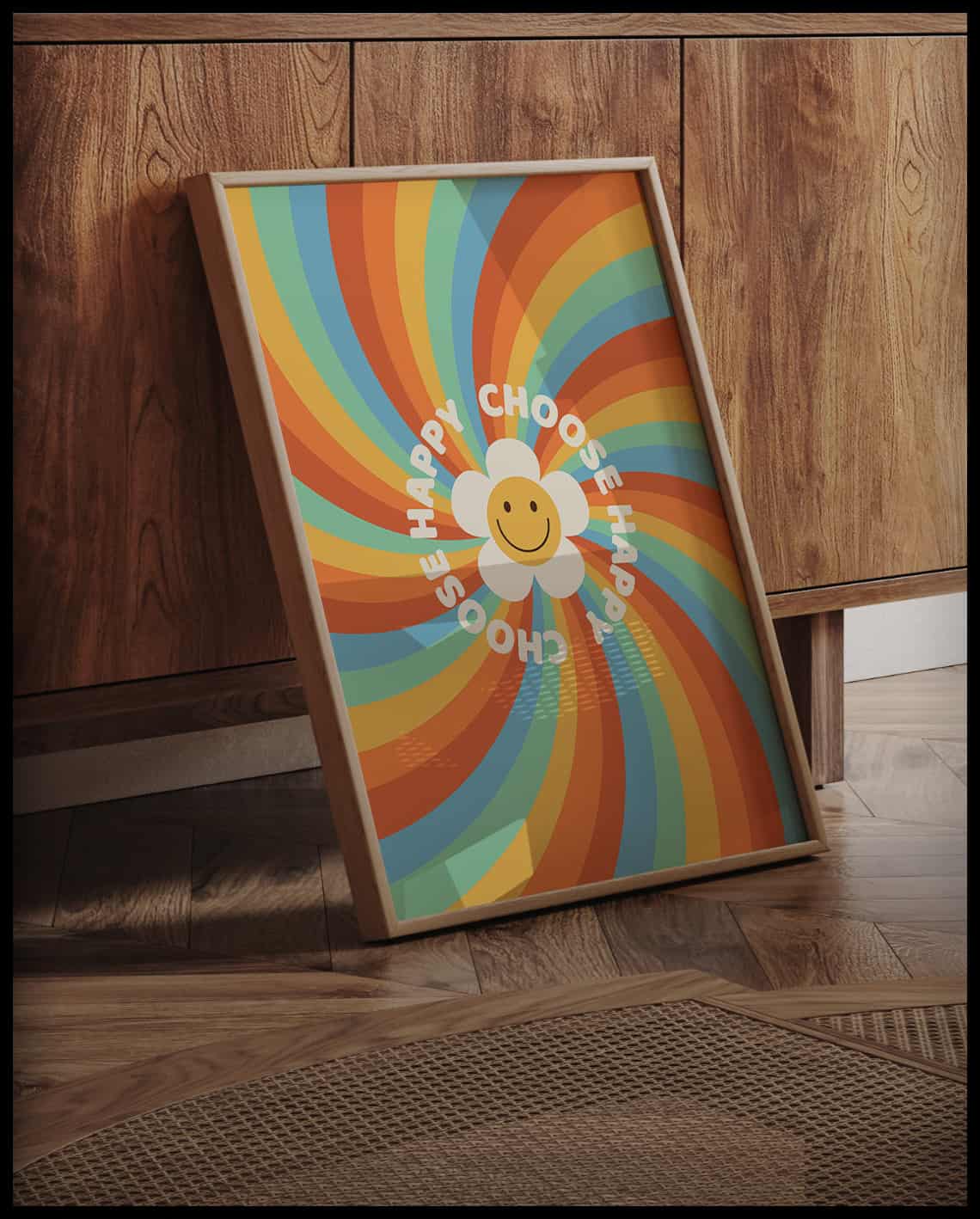 Poster Happy Blumen